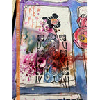 Paper Artsy Lynne Perrella Cling Stamps lpc080 woman profile left
