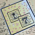 Paper Artsy Mags Woodcock Eclectica3 Cling Stamps emw002 numbers