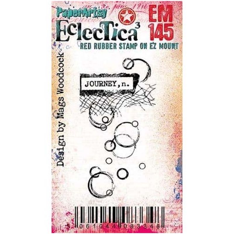Paper Artsy Mags Woodcock Eclectica3 Mini Cling Stamp em145