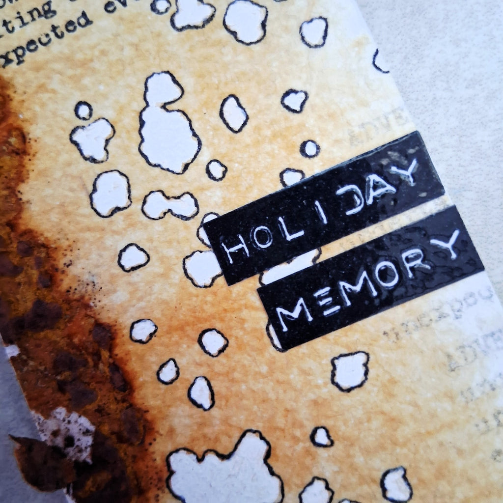 Paper Artsy Mags Woodcock Eclectica3 Mini Cling Stamp em151 holiday memory