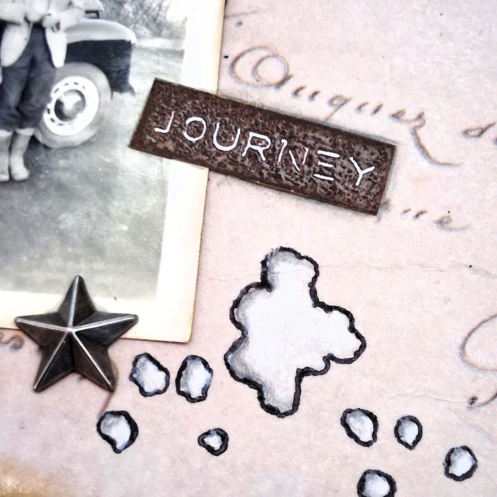 Paper Artsy Mags Woodcock Eclectica3 Mini Cling Stamp em151 journey