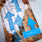 Paper Artsy Mags Woodcock Eclectica3 Mini Cling Stamp em152 journey