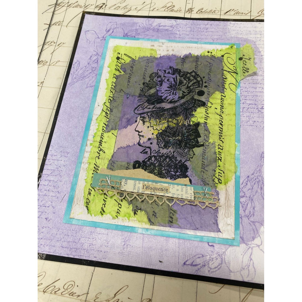 Paper Artsy Mattint Bellflower Fresco Tint mt17 purple