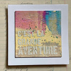 Paper Artsy Mini Stencil 028 pm028 grand adventure