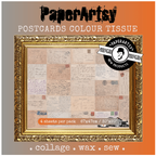 Paper Artsy Postcards Color Printed Tissue pt13