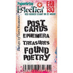 Paper Artsy Sara Naumann Eclectica3 Mini 130 Cling Stamp em130
