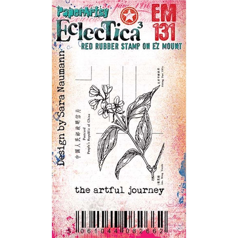 Paper Artsy Sara Naumann Eclectica3 Mini 131 Cling Stamp em131

