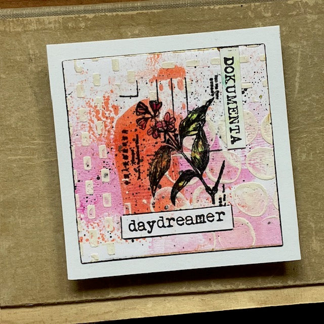 Paper Artsy Sara Naumann Eclectica3 Mini 131 Cling Stamp em131 daydreamer