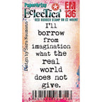 Paper Artsy Sara Naumann Eclectica3 Mini 136 Cling Stamp em136
