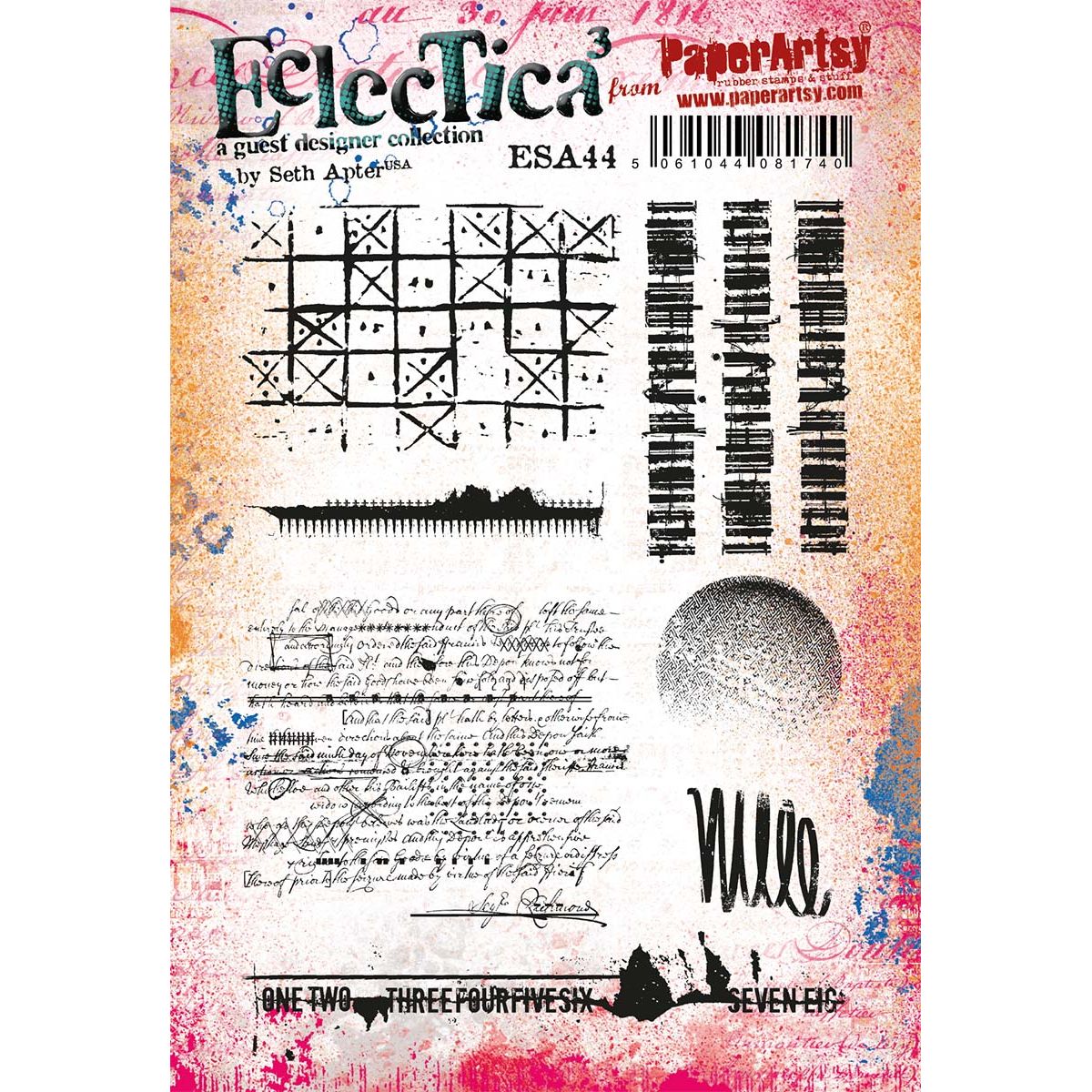 Paper Artsy Seth Apter Cling Stamps esa44