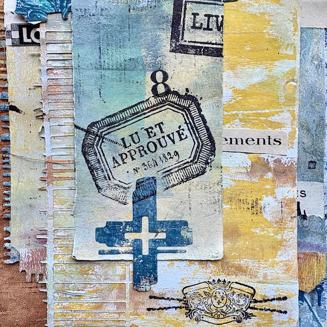 Paper Artsy Seth Apter Cling Stamps esa48 approve
