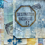Paper Artsy Seth Apter Cling Stamps esa48 destination