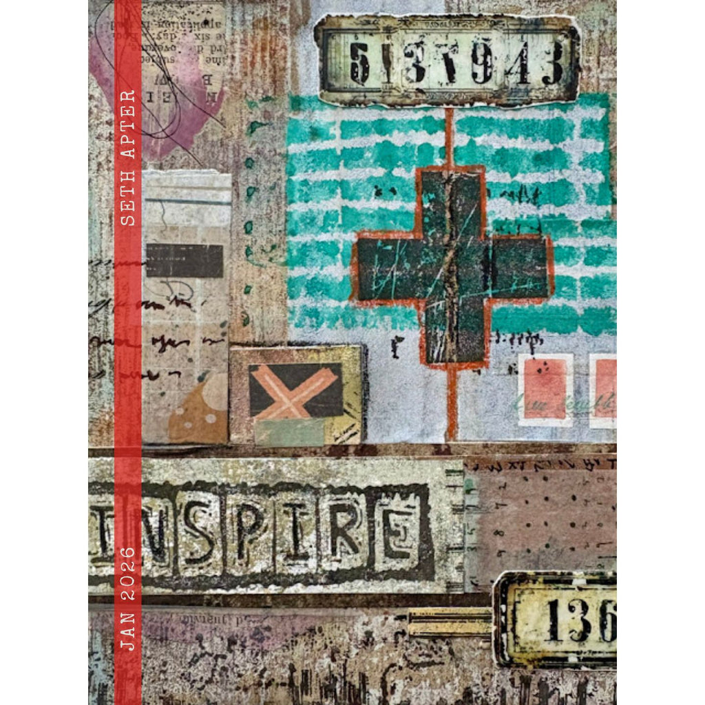 Paper Artsy Seth Apter Cling Stamps esa49 inspire