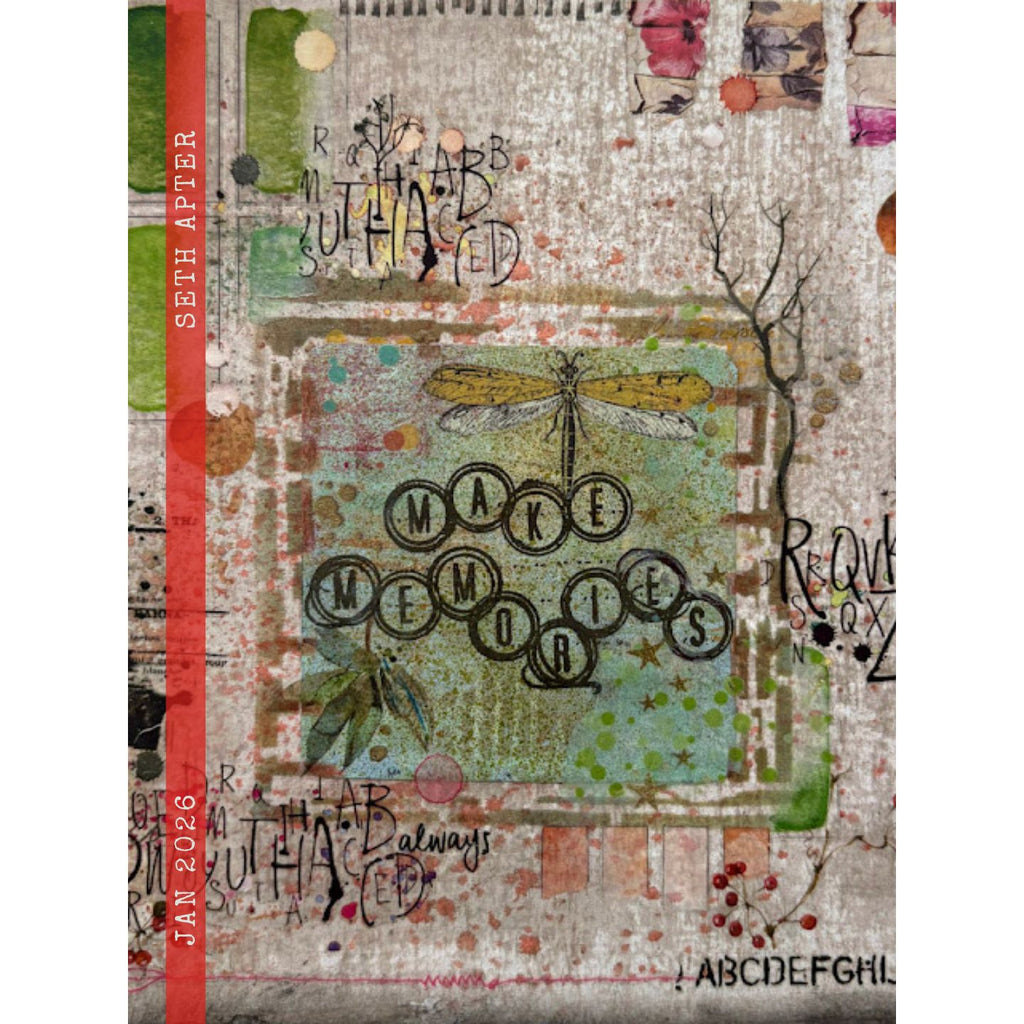 Paper Artsy Seth Apter Cling Stamps esa51 make memories