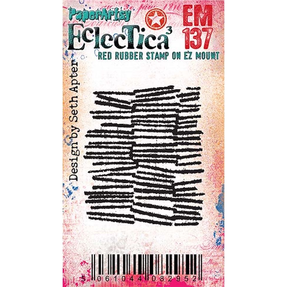 Paper Artsy Seth Apter Eclectica3 Mini 137 Cling Stamp em137
