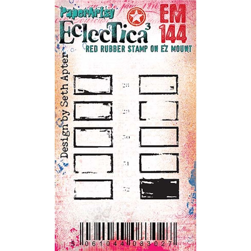Paper Artsy Seth Apter Eclectica3 Mini 144 Cling Stamp em144
