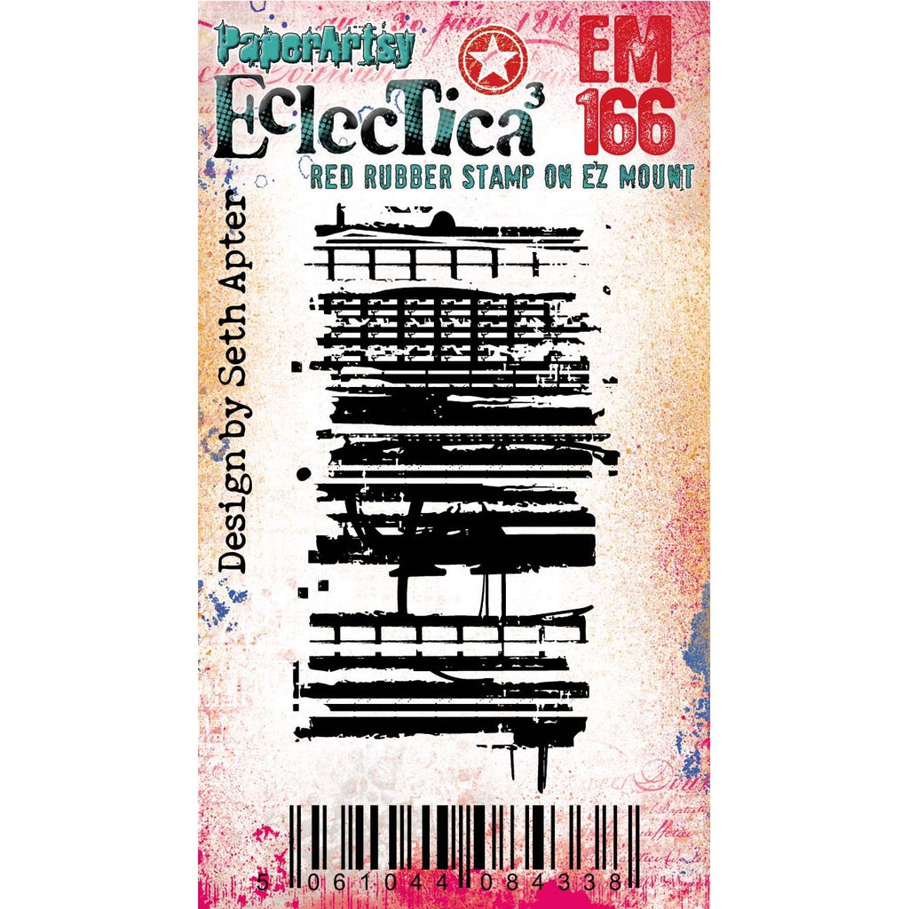Paper Artsy Seth Apter Eclectica3 Mini 166 Cling Stamp em166