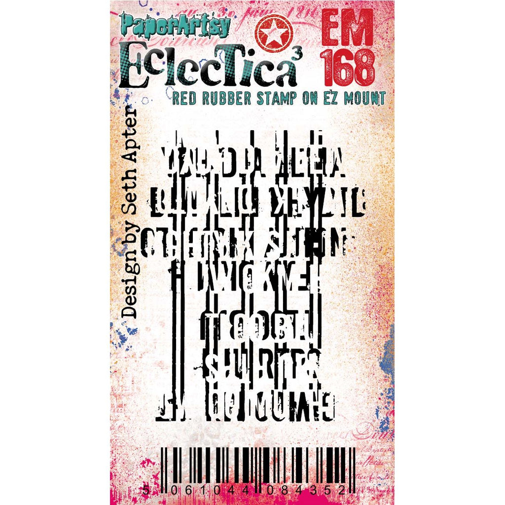 Paper Artsy Seth Apter Eclectica3 Mini 168 Cling Stamp em168