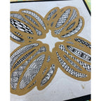 Paper Artsy Stencil ps447 zentangle