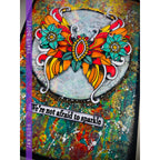 Paper Artsy Tracy Scott Cling Stamps ts104 butterfly 