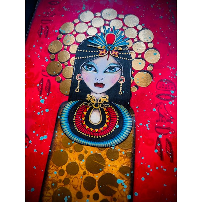 Paper Artsy Tracy Scott Large Stencil ps462 lady