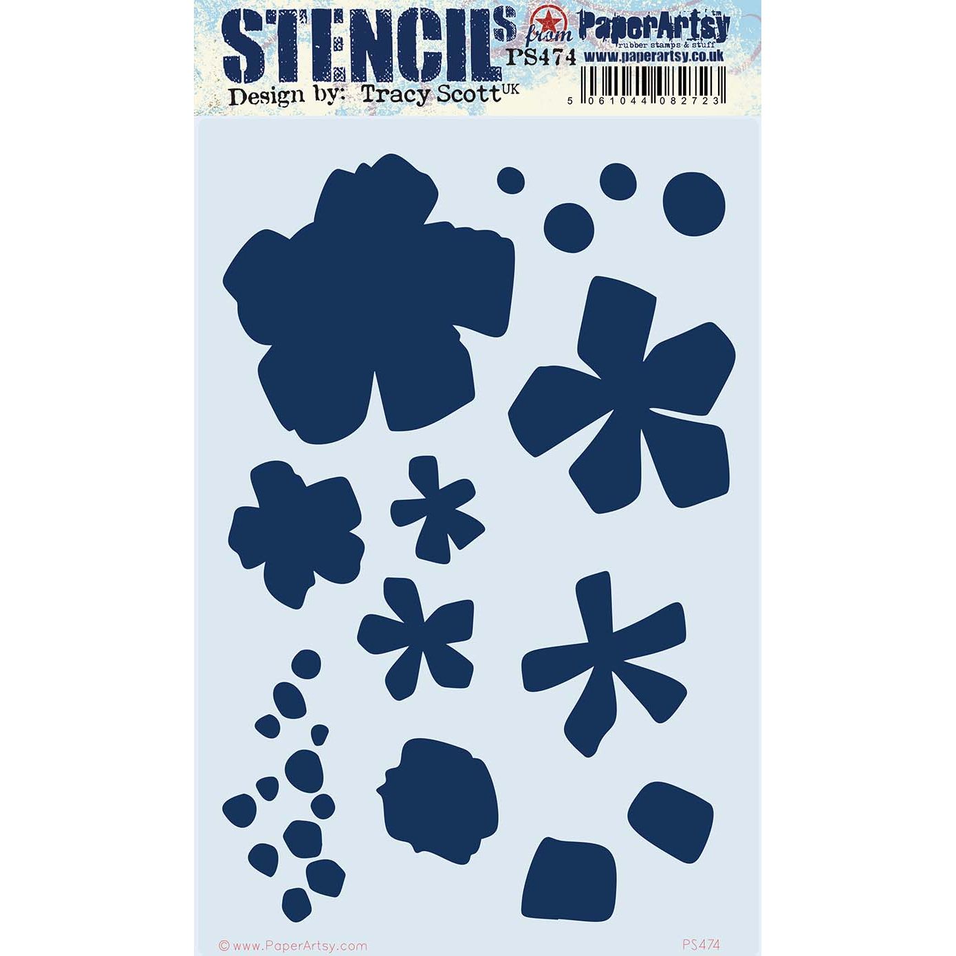 Paper Artsy Tracy Scott Large Stencil ps474