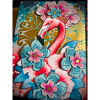 Paper Artsy Tracy Scott Large Stencil ps474 flamingo