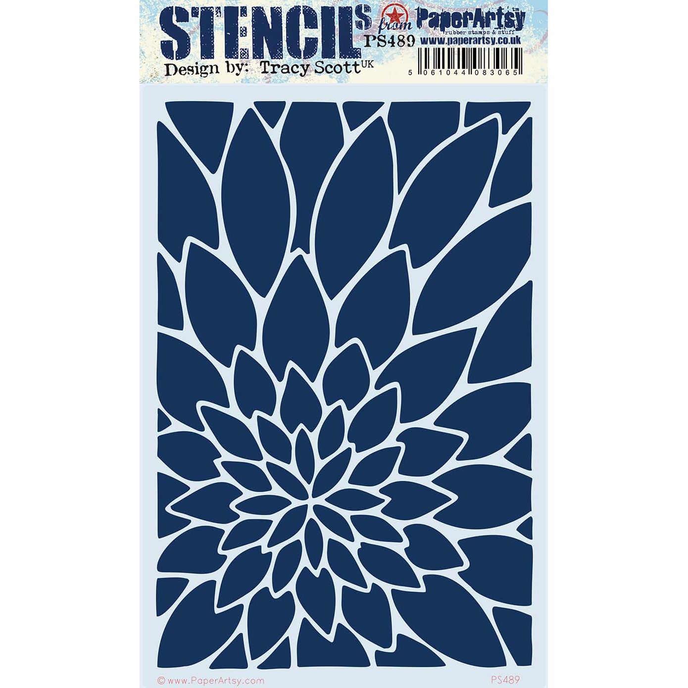 Paper Artsy Tracy Scott Large Stencil ps489
