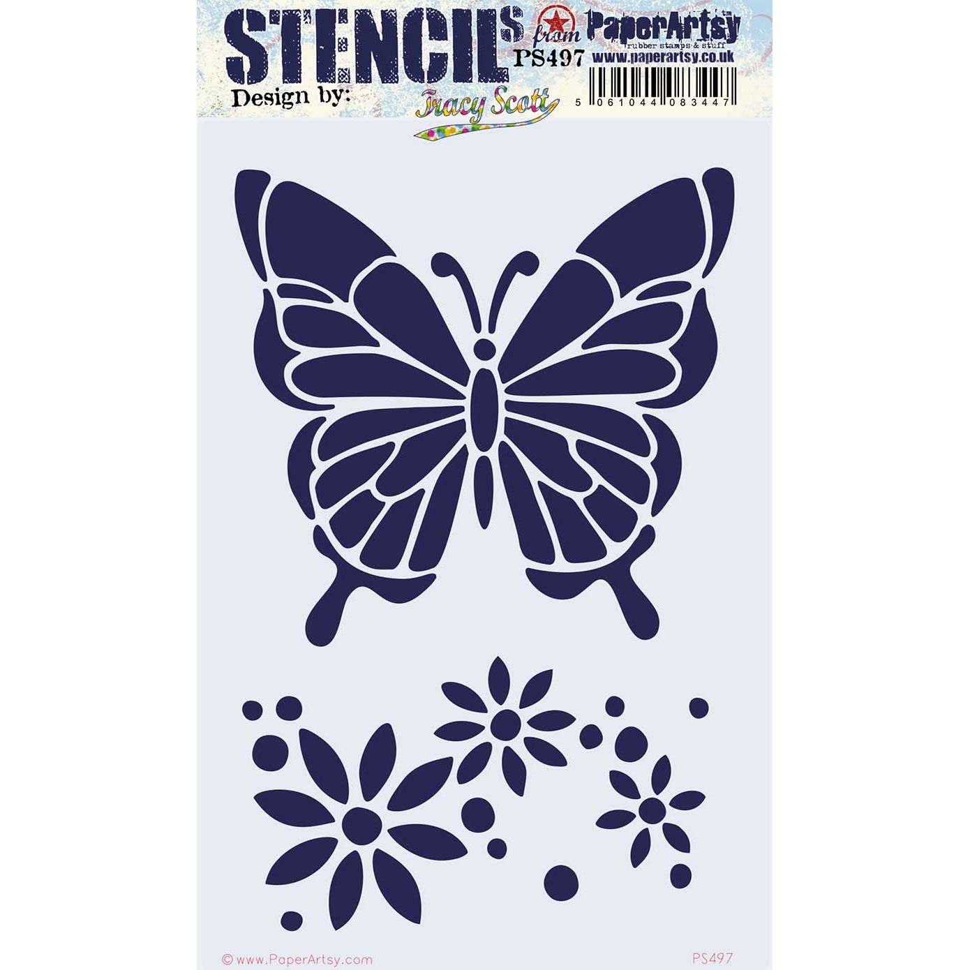Paper Artsy Tracy Scott Large Stencil ps497