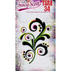 Paper Artsy Tracy Scott Mini Cling Stamps tsm34
