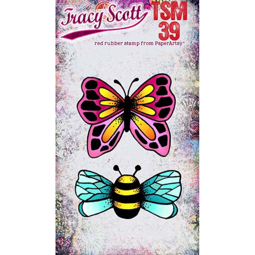 Paper Artsy Tracy Scott Mini Cling Stamps tsm39
