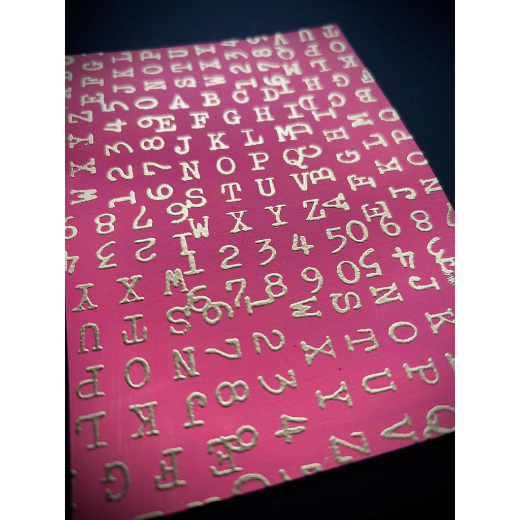 Paper Artsy Tracy Scott Mini Cling Stamps tsm40 numerals