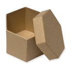 Papier Mache Hexagon Box 03pmb