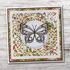 Paper Rose AUTUMN PLAID 6x6 Paper Pack 20282 butterfly