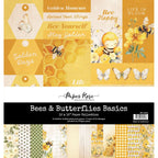 Paper Rose Bees and Butterflies Basics 12x12 Paper 33561