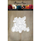 Paper Rose Believe In The Magic of Christmas Dies 32463