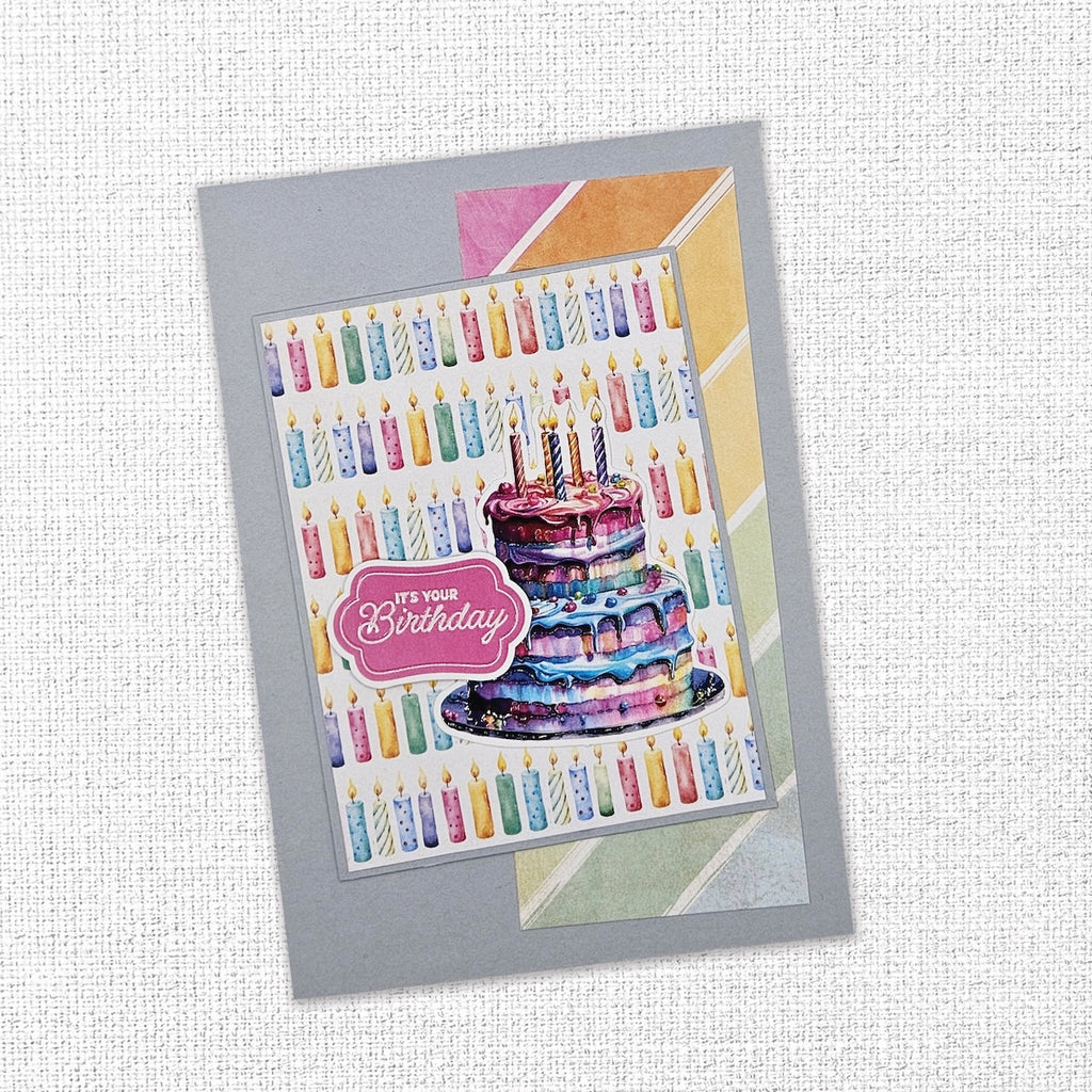 Paper Rose Birthday Fun 6x6 Paper Pack 33279 cake