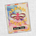 Paper Rose Honeybees Layered Dies 33906 birthday