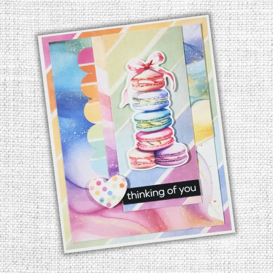 Paper Rose Birthday Fun Tags and Tickets Embossed Die Cuts 33309 macron