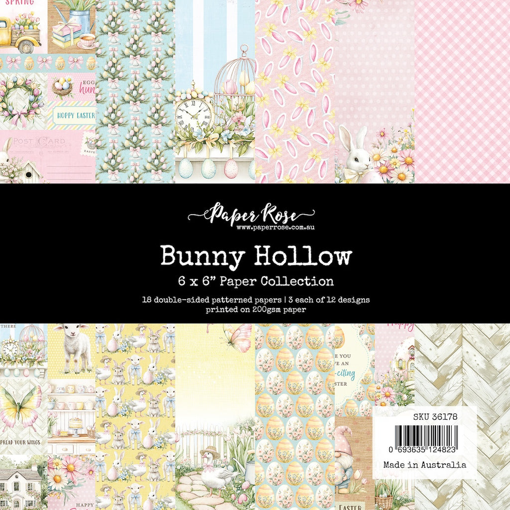 Paper Rose Bunny Hollow 6x6 Paper Collection 36178
