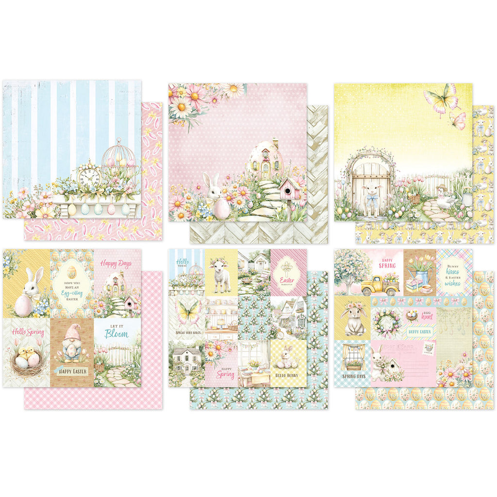 Paper Rose Bunny Hollow 6x6 Paper Collection 36178 sheets