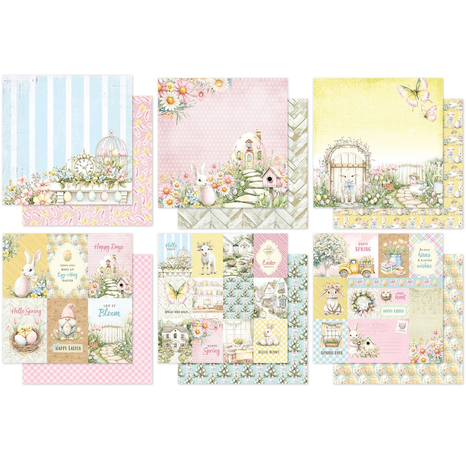 Paper Rose Bunny Hollow 6x6 Paper Collection 36178 sheets