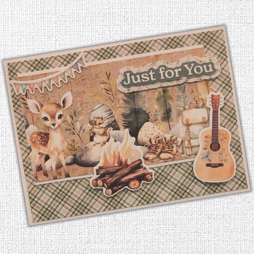 Paper Rose Campfire Tales 6x6 Paper 36730 backpack