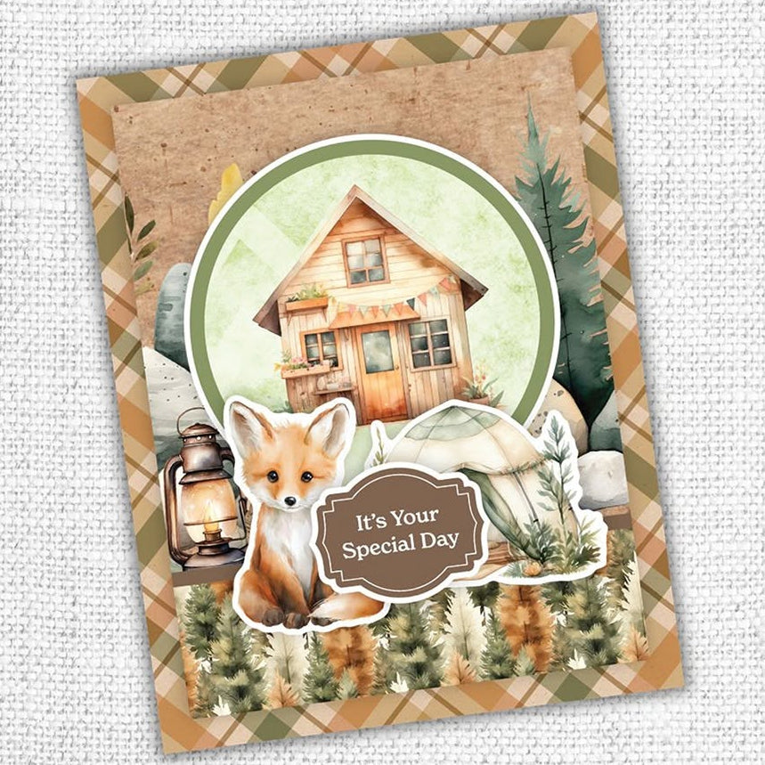 Paper Rose Campfire Tales 6x6 Paper 36730 fox