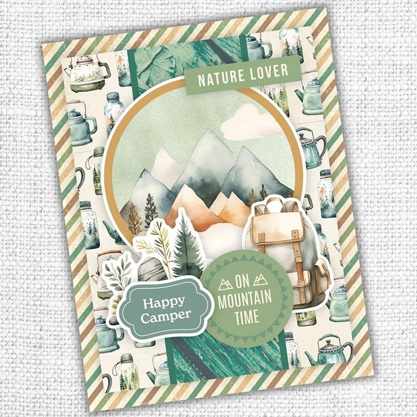 Paper Rose Campfire Tales 6x6 Paper 36730 happy camper