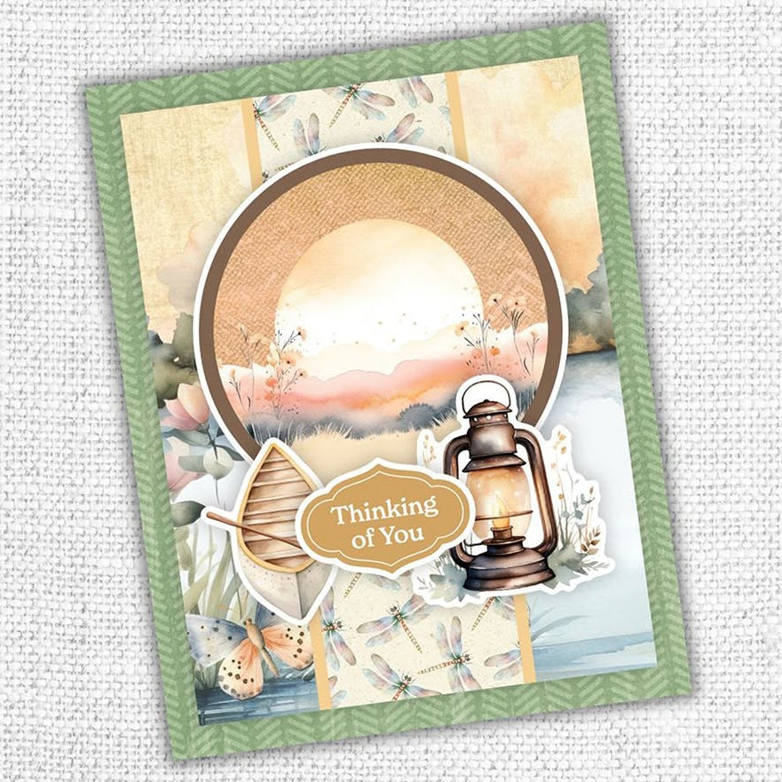 Paper Rose Campfire Tales Basics 12x12 Paper 36766 thinking of you