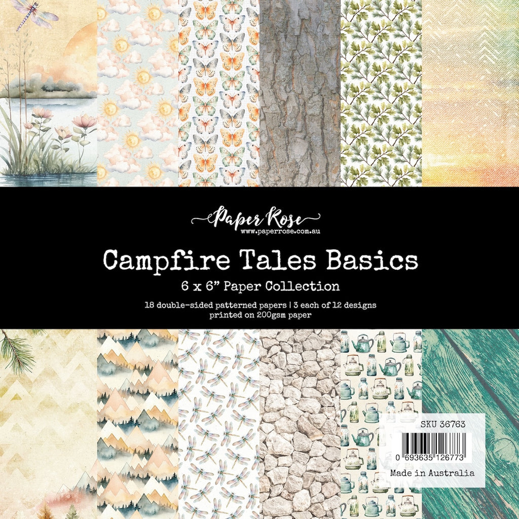Paper Rose Campfire Tales Basics 6x6 Paper 36763