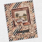 Paper Rose Campfire Tales Basics 6x6 Paper 36763 deer