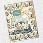 Paper Rose Campfire Tales Embossed Die Cuts 36754 compass