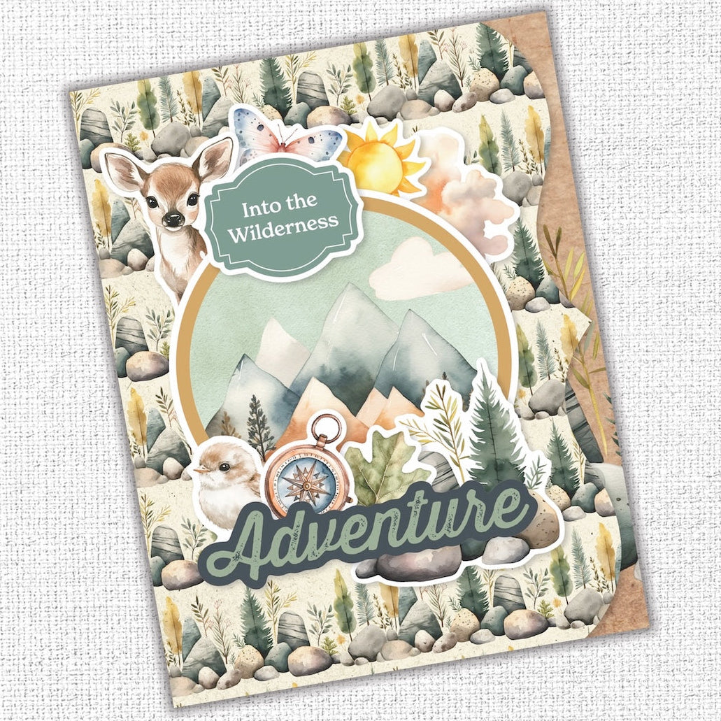 Paper Rose Campfire Tales Layered Sentiments Embossed Die Cuts 36802 adventure